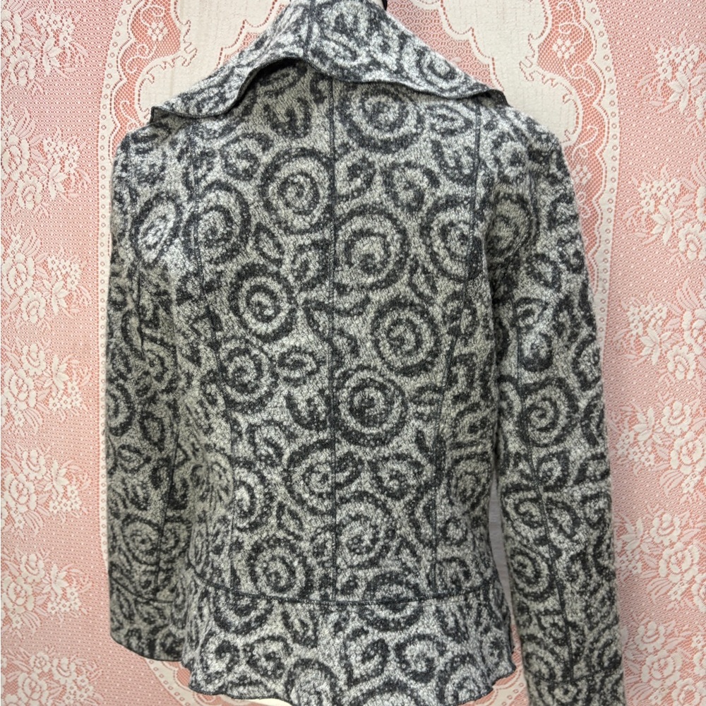 600 West Wool Blend Pattern Jacket - Picture 7 of 9